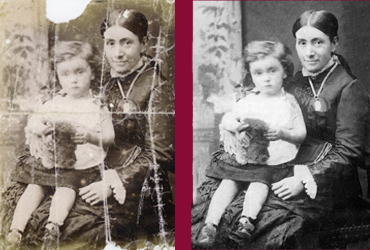 Pictorium Photoshop Monkstown Dublin Photo Restoration Editing Digital Manipulation & Touch up of photos, Damaged stained, scratched, worn, torn, creased, faded or even discoloured Photos Professionally restored and Printed onto Paper, Canvas & Framed in one of our many Photo Frames