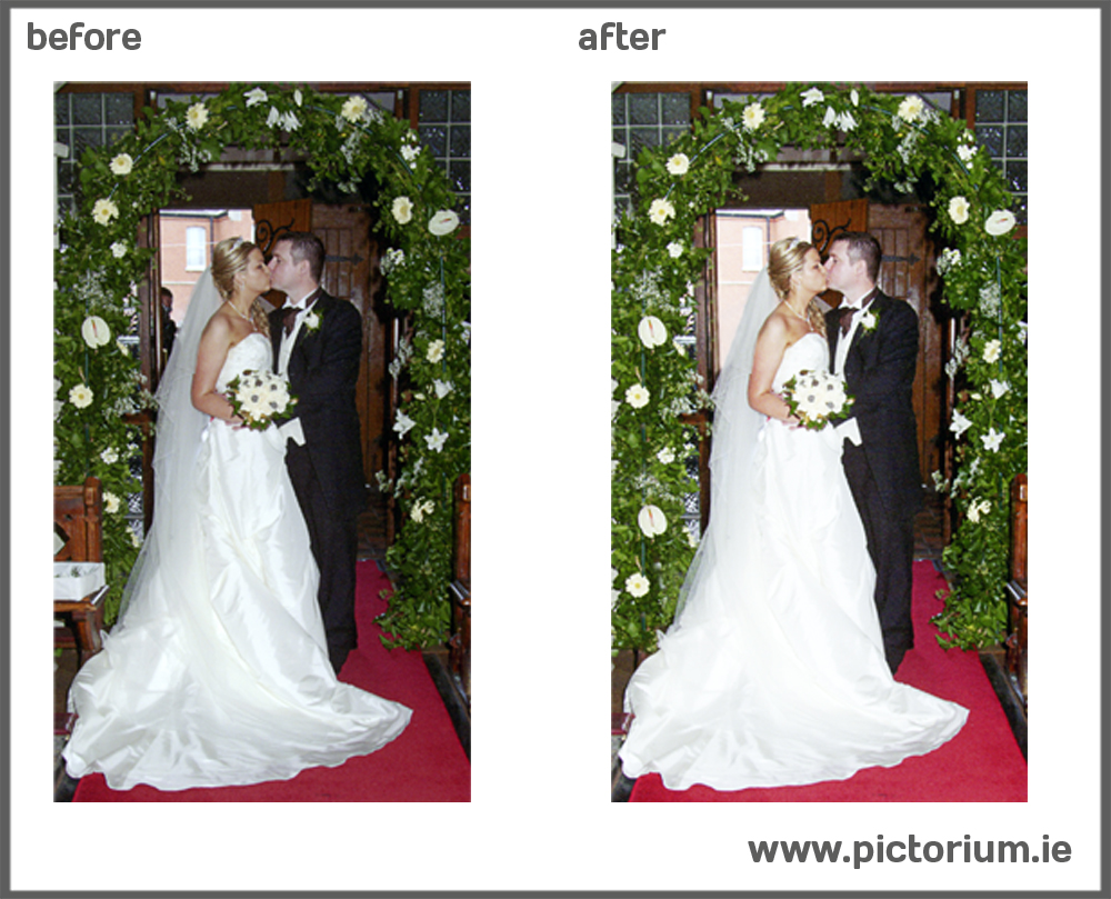 DUBLIN PHOTO EDITING RETOUCHING SERVICES Wedding Photo. Remove pew and  person. Pictorium Photoshop Monkstown Dublin. Experts in Photo Restoration  Editing Digital Manipulation & Touch up of photos, Remove Add People &  Objects,
