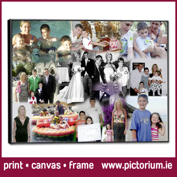 40th BIRTHDAY PHOTO COLLAGE Blend Collage. Print Canvas Framed. Pictorium Photoshop Monkstown Dublin We Design and Print Personalised Photo Collages. Unique designs. Canvas, Printed, Framed, Block Float, Frame. Delivered all around Ireland. Birthday, Anniversary, Engagement, Wedding, Baptism, Christening, Communion Confirmation, Mothers Day, Fathers Day, Valentines Day, Christmas Gifts Bedroom Wall Art