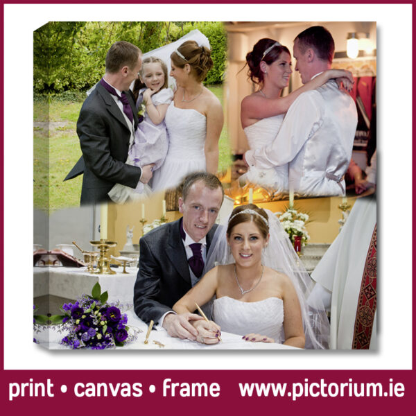 WEDDING PHOTO COLLAGE Blend Collage. Print, canvas Framed.Pictorium Photoshop Monkstown Dublin We Design and Print Personalised Photo Collages. Unique designs. Canvas, Printed, Framed, Block Float, Frame. Delivered all around Ireland. Birthday, Anniversary, Engagement, Wedding, Mothers Day, Fathers Day, Valentines Day, Christmas Gifts