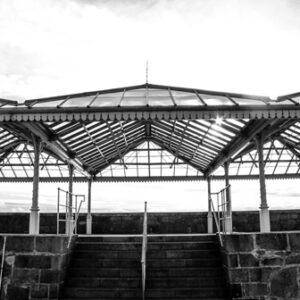 Lulu Landscape Photographs for Sale. See her gallery. Dun Laoghaire Pier Gazebo in Black and White Printed onto Canvas or Framed. Lulu Photography at The Pictorium Monkstown Dublin. New Baby, Christeneting, Communion, Family Wedding Birthday Anniversary Events.
