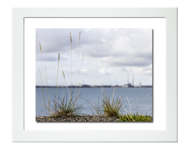 Lulu Landscape Photographs for Sale. Poolbeg Chimneys Dun Laoghaire Seascape Printed onto Canvas or Framed. Lulu Photography at The Pictorium Monkstown Dublin. New Baby, Christeneting, Communion, Family Wedding Birthday Anniversary Events.